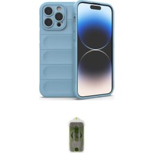 Marsilyan™- iPhone 14 Pro Kılıf Atlas Koleksiyonu - Siyah Joko Magic 5d Hayalet Cam