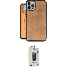 Marsilyan™- iPhone 15 Pro Max Kılıf Kıvılcım Işık Serisi - Siyah Bilvis Hayalet Cam Ekran Koruyucu