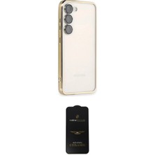 Marsilyan™- Galaxy S23 Plus Kılıf Vadi Minimal - Siyah 6d Antistatik Mat Seramik Hayalet Nano Ekran Koruyucu