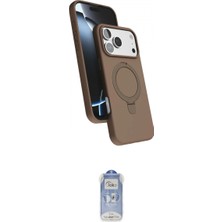Marsilyan™- iPhone 17 Pro Kılıf Iz Işık Koleksiyonu - Siyah Joko Magic 5d Cam