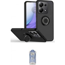 Marsilyan™- Redmi Note 13 Pro 5g Kılıf Yörünge Çizgi - Siyah Joko Magic 5d Cam