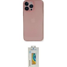 Marsilyan™- iPhone 14 Pro Max Kılıf Yadigar Yansıma Serisi - Siyah Polymer Nano Ekran Koruyucu