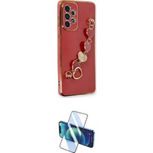 Marsilyan™- Galaxy A73 5g Kılıf Nova Işık Prime - Siyah 3D Antistatik Cam Ekran Koruyucu