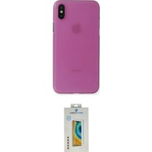 Marsilyan™- iPhone Xs Max Kılıf Yadigar Yansıma Serisi - Siyah Polymer Nano Ekran Koruyucu