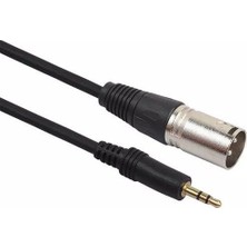 Mykablo 3 Pin XLR Erkek to 3.5 mm Stereo Erkek Kablo 3 Metre
