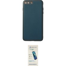 Marsilyan™- iPhone 7 Plus Kılıf Yadigar Klasik - Şeffaf Pasifik Cam Ekran Koruyucu