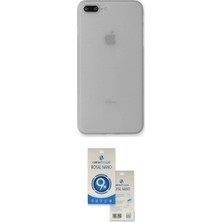 Marsilyan™- iPhone 7 Plus Kılıf Yadigar Yansıma Serisi - Şeffaf Royal Nano Ekran Koruyucu