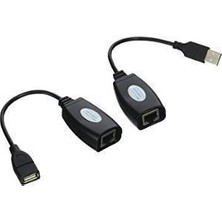 USB 2.0 - RJ45 Extender Uzatma Aparatı