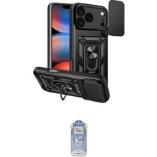 Marsilyan™- iPhone 17 Pro Kılıf Ahenk Klasik - Siyah Joko Magic 5d Cam