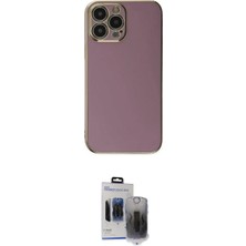 Marsilyan™- iPhone 15 Pro Max Kılıf Yankı Serisi - Siyah Vanessa Magic Hayalet Cam