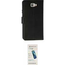 Marsilyan™- Galaxy J7 Prime Kılıf Siluet Işık Serisi - Şeffaf Pasifik Cam Ekran Koruyucu