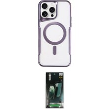 Marsilyan™- iPhone 16 Pro Max Kılıf Yadigar Klasik Özel Seri - Siyah 360 Mat Full Body Arka Koruyucu