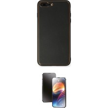 Marsilyan™- iPhone 7 Plus Kılıf Yadigar Klasik - Siyah 3D Antistatik Mat Seramik Nano Ekran Koruyucu