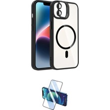 Marsilyan™- iPhone 11 Kılıf Yadigar Asil Koleksiyonu - Siyah 3D Antistatik Cam Ekran Koruyucu