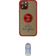 Marsilyan™- iPhone 12 Pro Max Kılıf Yörünge Çizgi - Siyah Joko Magic 5d Cam