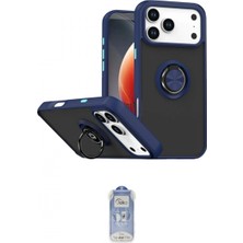 Marsilyan™- iPhone 17 Pro Max Kılıf Yörünge Çizgi - Siyah Joko Magic 5d Cam