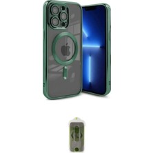 Marsilyan™- iPhone 15 Pro Kılıf Nova Işık Özel Seri - Siyah Joko Magic 5d Hayalet Cam