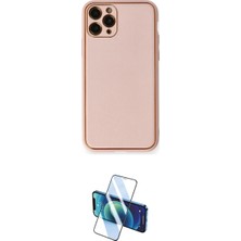 Marsilyan™- iPhone 11 Pro Max Kılıf Yadigar Klasik - Siyah 3D Antistatik Cam Ekran Koruyucu