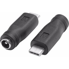 Mykablo 5.5x2.5 mm DC Dişi to USB Type-C DC Erkek Uç Çevirici
