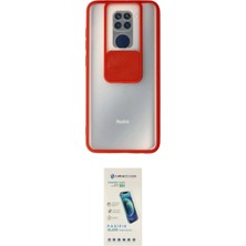 Marsilyan™- Redmi Note 9 Kılıf Vadi Çizgi - Şeffaf Pasifik Cam Ekran Koruyucu
