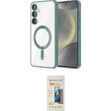 Marsilyan™- Galaxy S23 Plus Kılıf Nova Işık Özel Seri - Siyah 6d Mat Seramik Hayalet Nano Ekran Koruyucu
