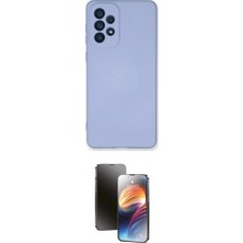 Marsilyan™- Galaxy A73 5g Kılıf Ahenk Serisi - Siyah 3D Antistatik Mat Seramik Nano Ekran Koruyucu