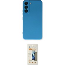 Marsilyan™- Galaxy S23 Plus Kılıf Ahenk Serisi - Siyah 6d Mat Seramik Hayalet Nano Ekran Koruyucu