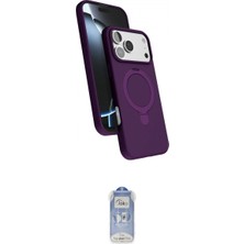 Marsilyan™- iPhone 17 Pro Max Kılıf Iz Işık Koleksiyonu - Siyah Joko Magic 5d Cam