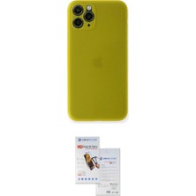 Marsilyan™- iPhone 11 Pro Max Kılıf Yadigar Yansıma Serisi - Siyah Seramik Nano Ekran Koruyucu