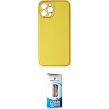 Marsilyan™- iPhone 12 Pro Max Kılıf Yadigar Klasik - Siyah 5d Eko Cam Ekran Koruyucu