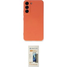 Marsilyan™- Galaxy S23 Plus Kılıf Ahenk Serisi - Siyah 6d Mat Seramik Hayalet Nano Ekran Koruyucu