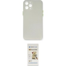 Marsilyan™- iPhone 12 Pro Max Kılıf Yadigar Yansıma Serisi - Siyah Mat Seramik Nano Ekran Koruyucu