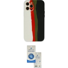 Marsilyan™- iPhone 12 Pro Max Kılıf Yadigar Çizgi - Şeffaf Royal Nano Ekran Koruyucu
