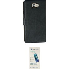 Marsilyan™- Galaxy J7 Prime Kılıf Siluet Işık Serisi - Şeffaf Pasifik Cam Ekran Koruyucu