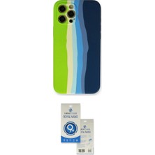 Marsilyan™- iPhone 12 Pro Max Kılıf Yadigar Çizgi - Şeffaf Royal Nano Ekran Koruyucu