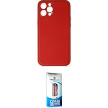 Marsilyan™- iPhone 12 Pro Max Kılıf Yadigar Klasik - Siyah 5d Eko Cam Ekran Koruyucu
