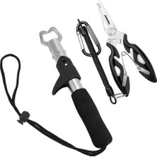 Bauer Balıkçı Aksesuar Seti Paslanmaz Pense ve Balık Tutucu Fish Grip