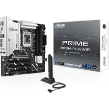ASUS PRIME Z890M-PLUS WIFI Intel Z890 LGA1851 DDR5 8400 DP HDMI Type-C 3x M2 USB3.2 WiFi 7 + BT AURA RGB 2.5Gbit LAN mATX