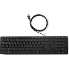 Hp 9SR37AA 320K Kablolu USB Q Klavye Siyah