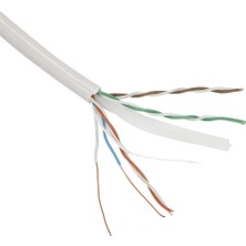Vcom NC614-100 Utp Ca6 23 AWG 0.57CCA 100MT Gri Kablo