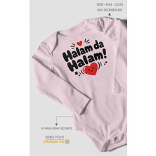 Morivo Kids Halam Da Halam! Uzun Kollu Çıtçıtlı Bebek Body %100 Pamuk