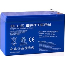 Blue 12V 9AMPER BL12-9 Kuru Tip Akü Avrupa Üretim