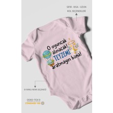 Morivo Kids Teyzeye Özel Kısa Kollu Bebek Body %100 Pamuk