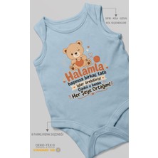 Morivo Kids Halaya Özel Sıfır Kollu Bebek Zıbını %100 Pamuk