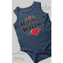 Morivo Kids Halam Da Halam! Sıfır Kollu Bebek Zıbını %100 Pamuk