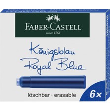 Faber-Castell Dk Kartuş, Royal Mavi, 6'li
