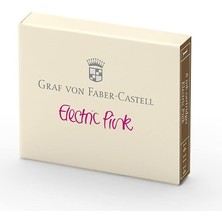Graf Von Faber-Castell Dolma Kalem Kartuşu 6'li Pembe