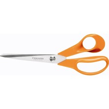 Fiskars El Sanatları, Dikiş ve Ofis Işleri Için Evrensel Makas, Klasik, Uzunluk: 21 Cm, Sağ Elini Kullananlar Için, Turuncu, 1005148