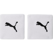 Puma Knitted Cat Wristband Unisex Yetişkin Spor Bilekliği, White-Black, Tek Beden
