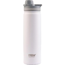 Racket Vakumlu Termos Paslanmaz Sızdırmaz Çift Duvarlı 750 ml (Beyaz)